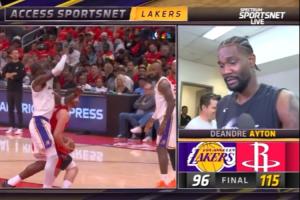 艾顿解释不小心肘击申京：我们俩当时都满身大汗 就是手滑了