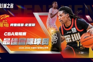 CBA最佳国际球员得票：史密斯915分断层当选 力压青岛双外援