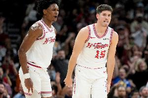 最快进步球员奖投票：谢泼德总计9分排第七 阿门得1分并列第十