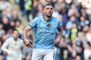 科瓦契奇本赛季首次代表曼城首发出场，此前仅2次英超替补登场