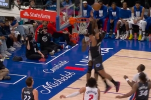 20年至今季后赛总得分：塔图姆2110分第1 约基奇2东契奇5巴特勒7