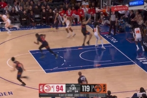 抓住机会表现！索汉外线开炮三分轰进 随后反击大猩猩暴扣