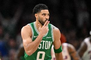 大比分3-1领先！塔图姆系列赛终结战15胜9负 场均25分8.5板5.5助